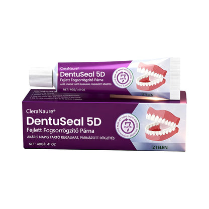CleraNaure® DentuSeal 5D fejlett műfogsorrögzítő és párnázó ragasztó-📦