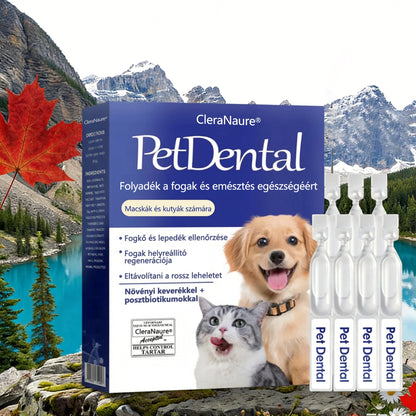 🥇[Hivatalos áruház] CleraNaure® Pet Dental & Digestive Health Oral Liquid – Frissíti a leheletet, eltávolítja a fogkövet, elősegíti az íny regenerálódását és stabilizálja a fogakat (macskák és kutyák számára) – Ma 80% kedvezménnyel!-🔥