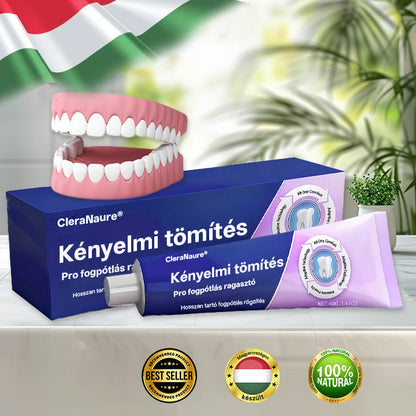 CleraNaure® Comfort Seal Pro Fogsorragasztó – 96 órás rögzítés | FDA-tanúsítvánnyal