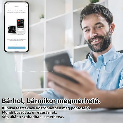 Omron™ fájdalommentes vércukormérő – tűszúrás nélkül.