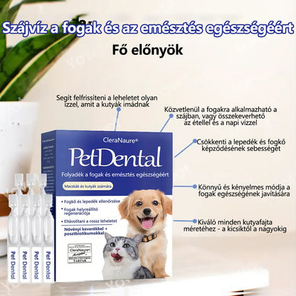 🥇[Hivatalos áruház] CleraNaure® Pet Dental & Digestive Health Oral Liquid – Frissíti a leheletet, eltávolítja a fogkövet, elősegíti az íny regenerálódását és stabilizálja a fogakat (macskák és kutyák számára) – Ma 80% kedvezménnyel!-🔥