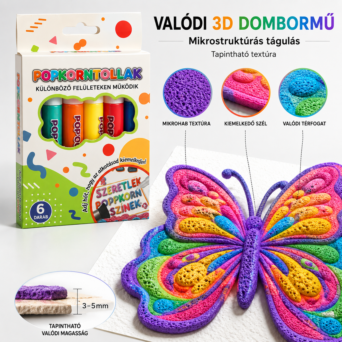 Spóroljon 50%-ot, ha még ma rendel 丨Healrize® 3D Relief Art Pen – Változtassa lapos rajzait megérinthető 3D művészetté🖌️🖍️- 🛒