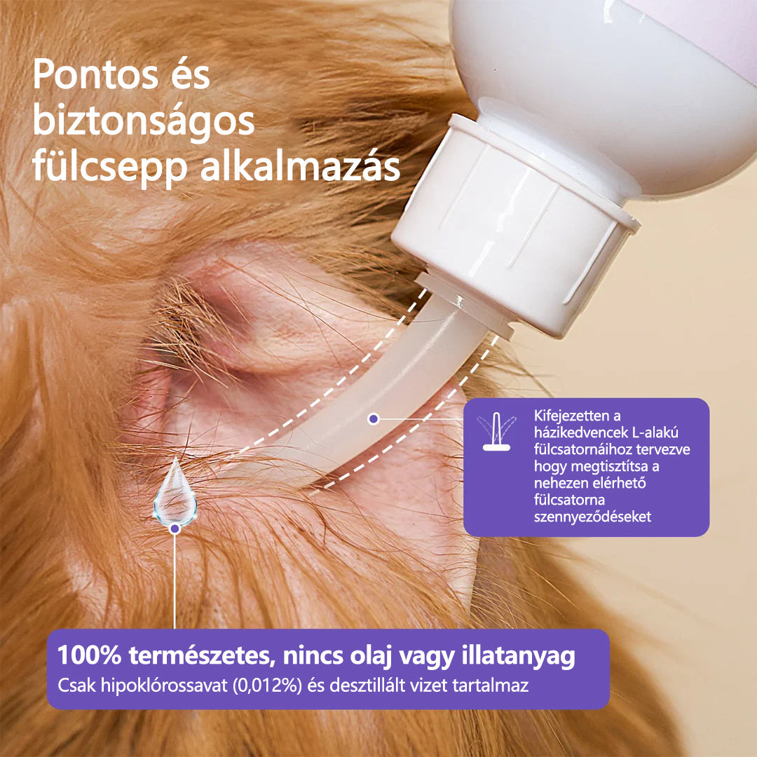 🥇CleraNature® WaxLift állati fülöblítő